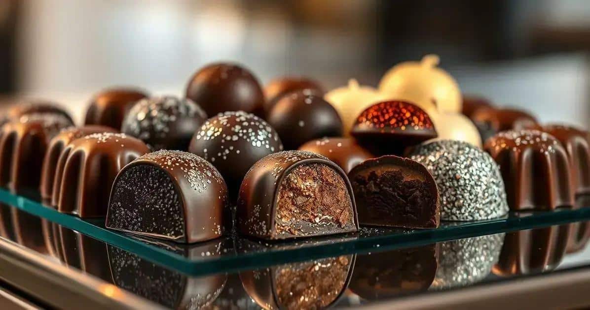 Ingredientes para Aplicar Gliter Comestível no Chocolate