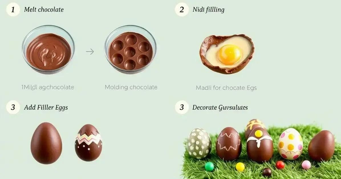 Método de Preparação de Ovos de Chocolate
