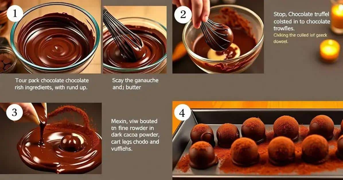 Método de Preparação para Trufas Macias