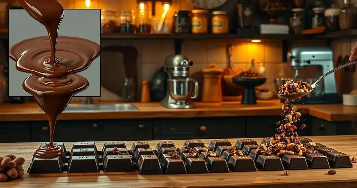 Método de Preparo das Barras de Chocolate