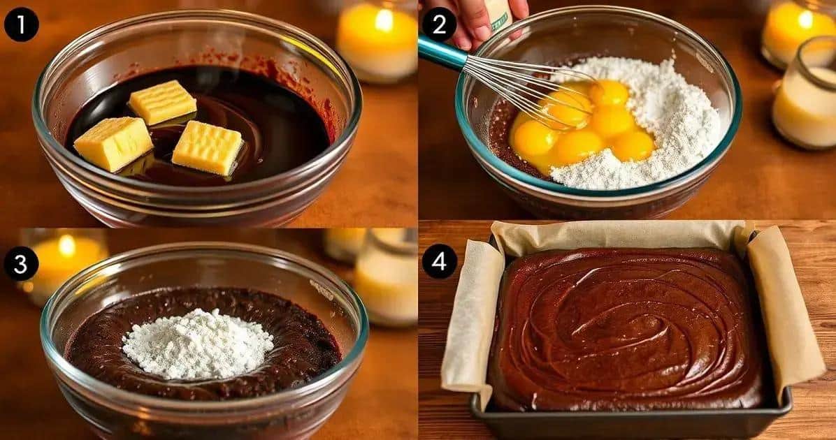 Método de Preparo do Brownie Método de Preparo do Brownie