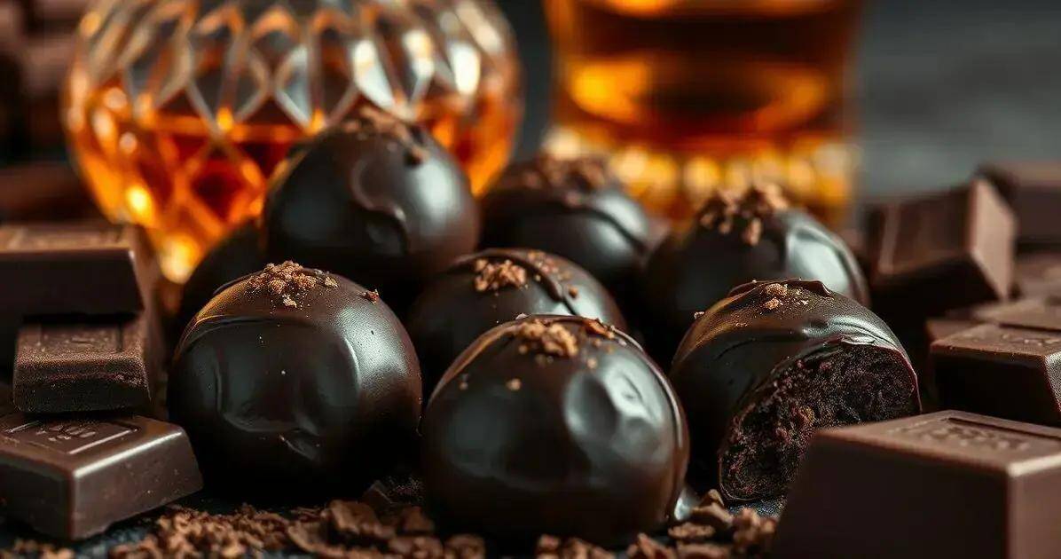 O impacto do conhaque no sabor das trufas