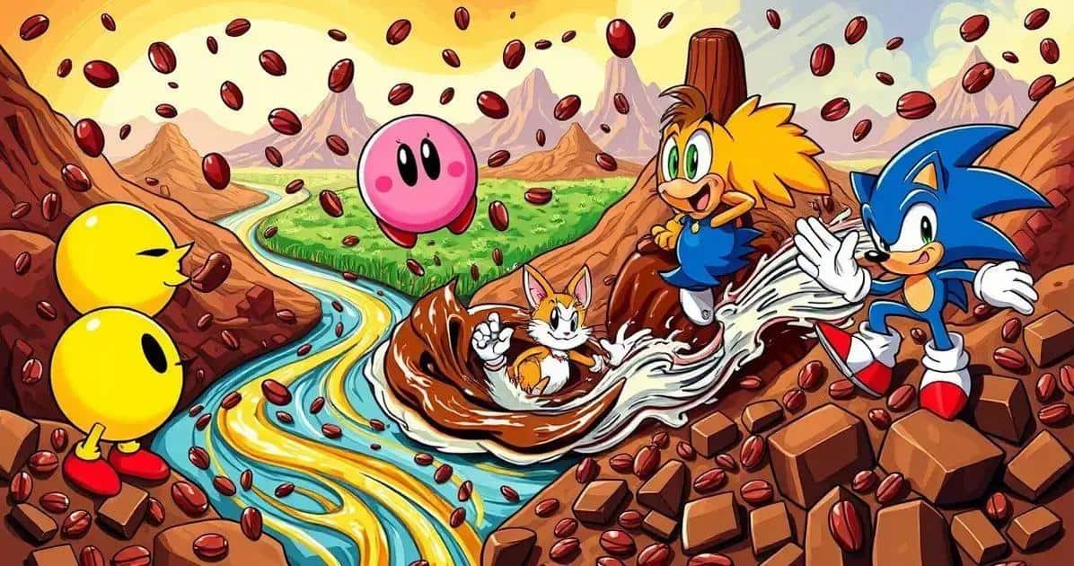 Personagens de Videogames que Apreciam Chocolate