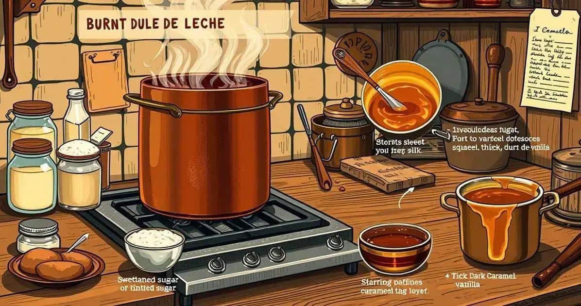 Preparando o Doce de Leite Queimado