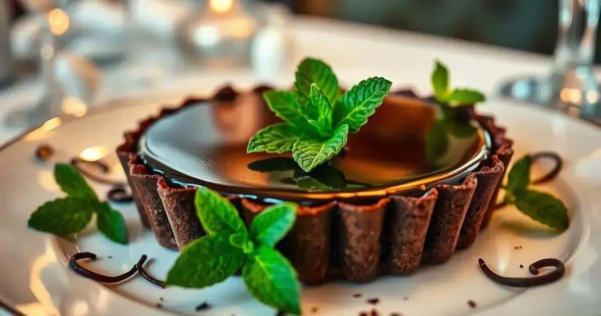 Torta Sopro Gelado: Chocolate Intenso com Menta Viva