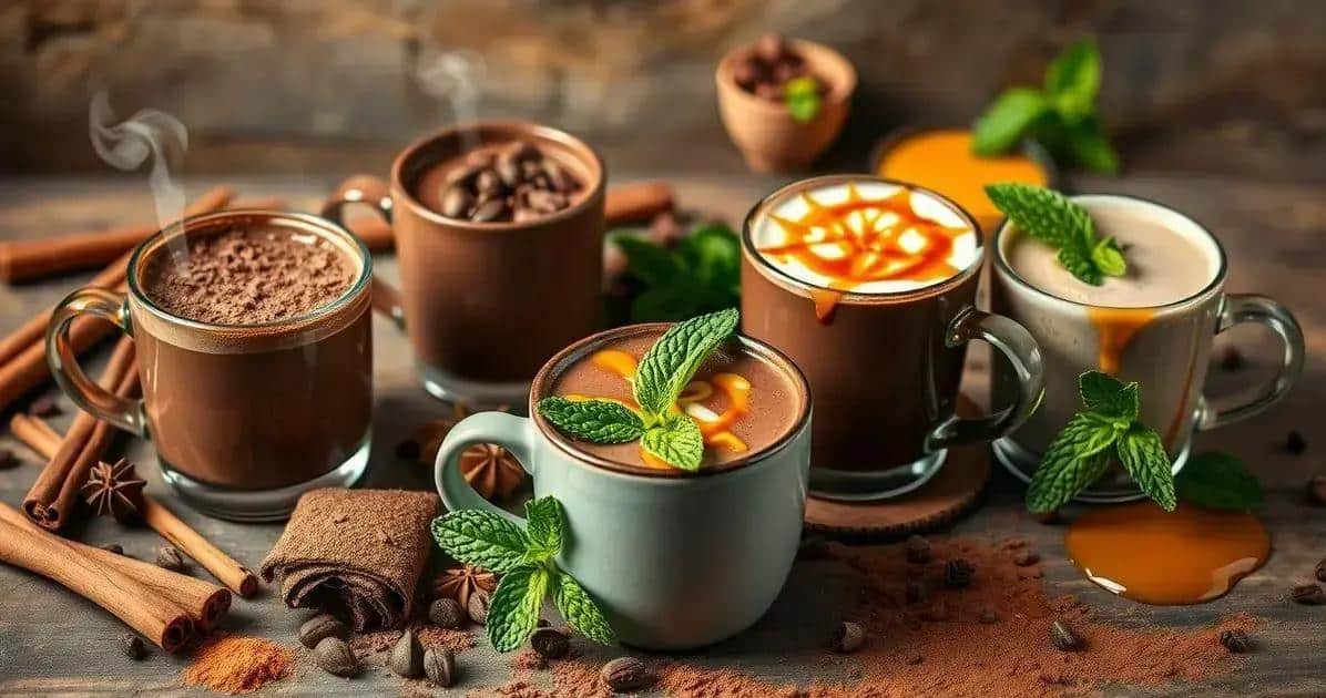 Variações de Chocolate Quente