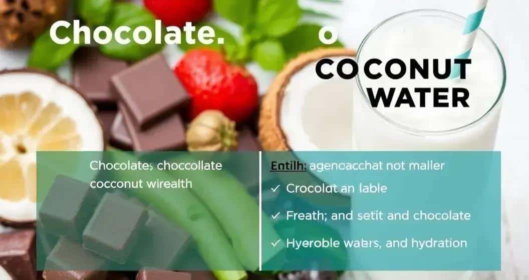 Benefícios do Chocolate com Água de Coco