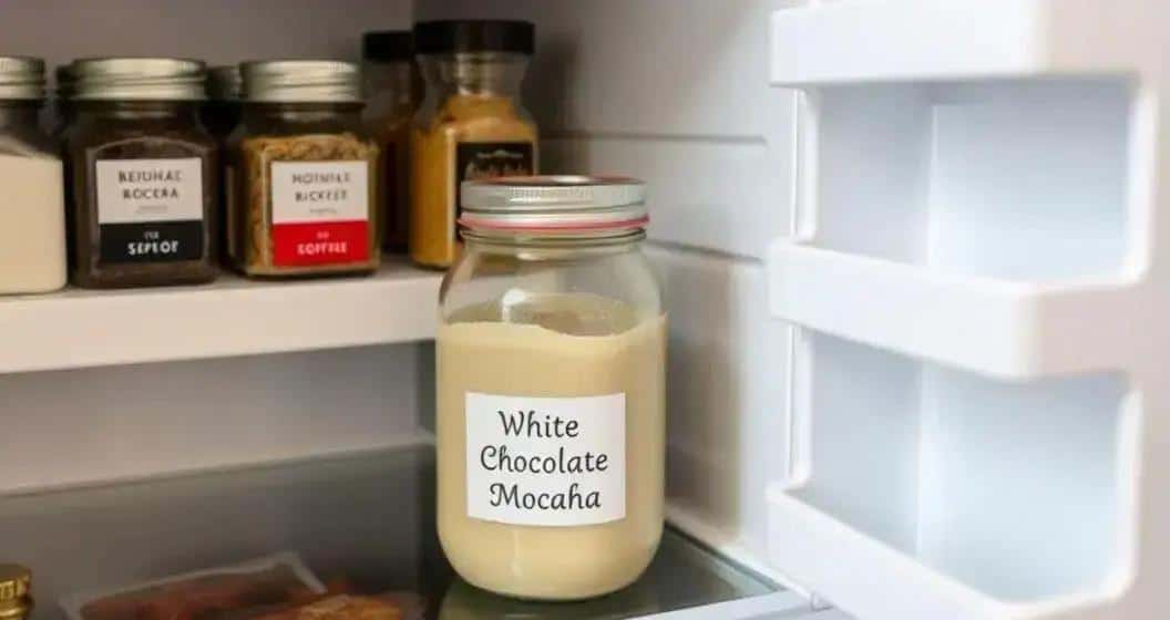 Como Armazenar a Receita de Mocha Quente