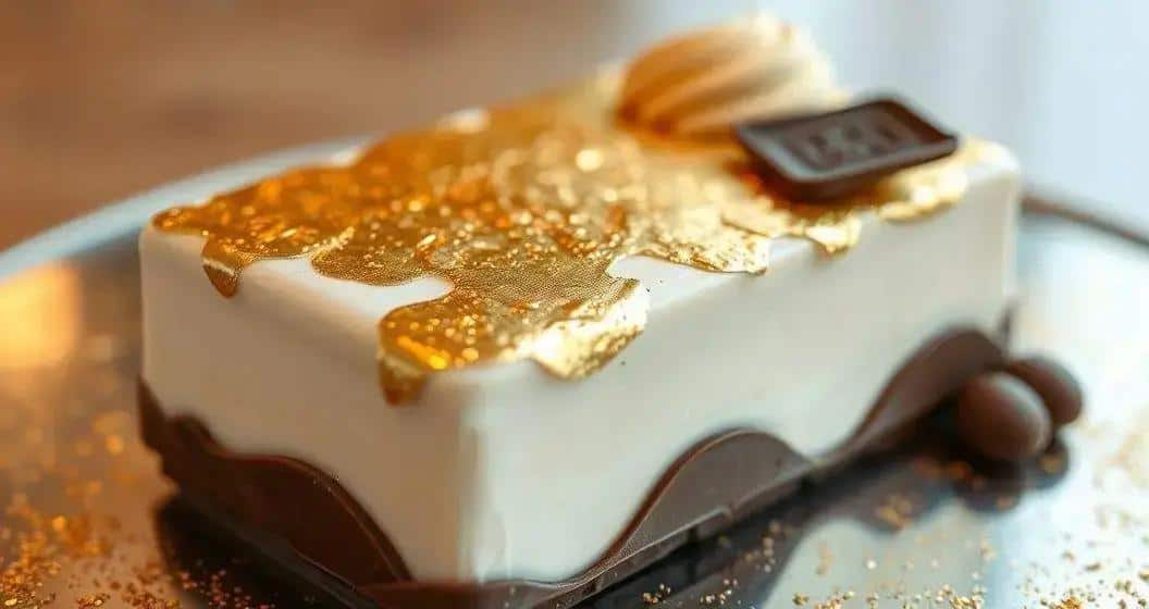 Curiosidades sobre folhas de ouro e chocolate