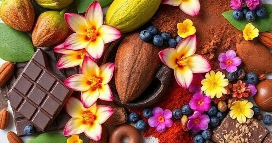 Curiosidades sobre o chocolate e suas flores comestíveis