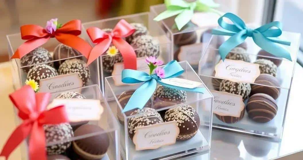Decorações para Caixas de Brigadeiro Gourmet
