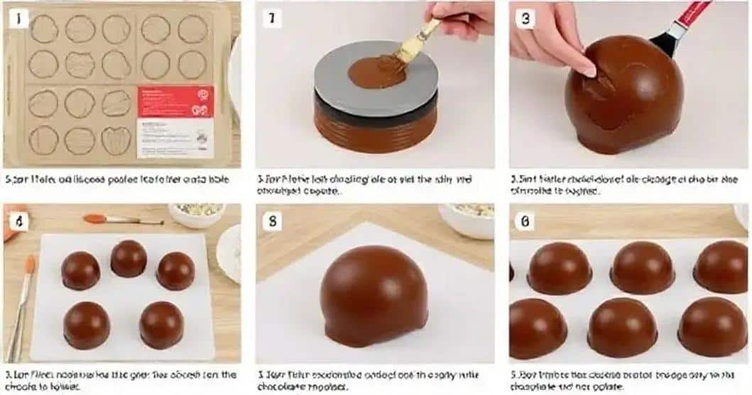 Dicas para moldar bombons gigantes Dicas para moldar bombons gigantes