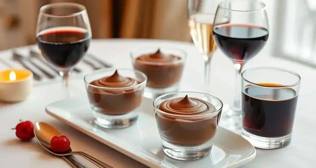 Harmonização da Mousse com Bebidas