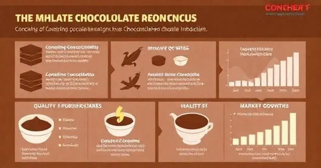 Impacto da invenção na produção de chocolate