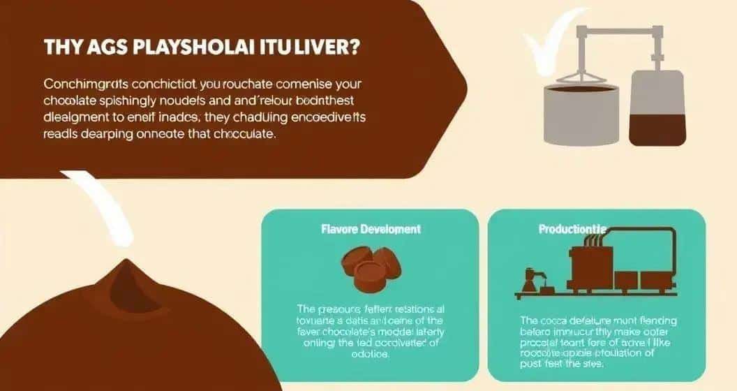 Importância da conchagem na indústria do chocolate
