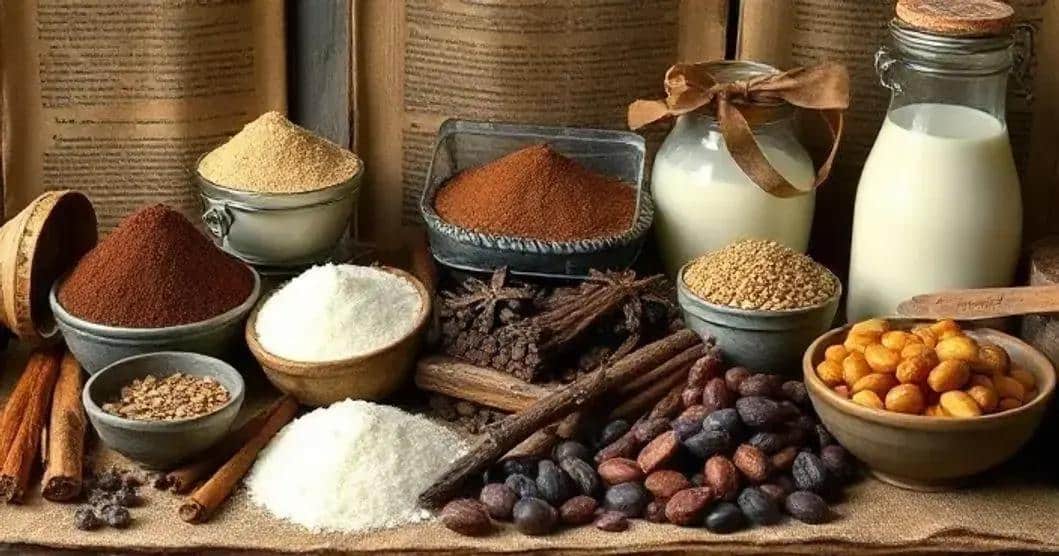 Ingredientes do Chocolate dos Séculos XIX