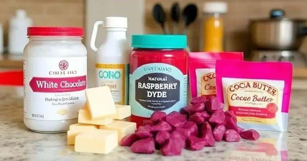 Ingredientes do chocolate ruby caseiro