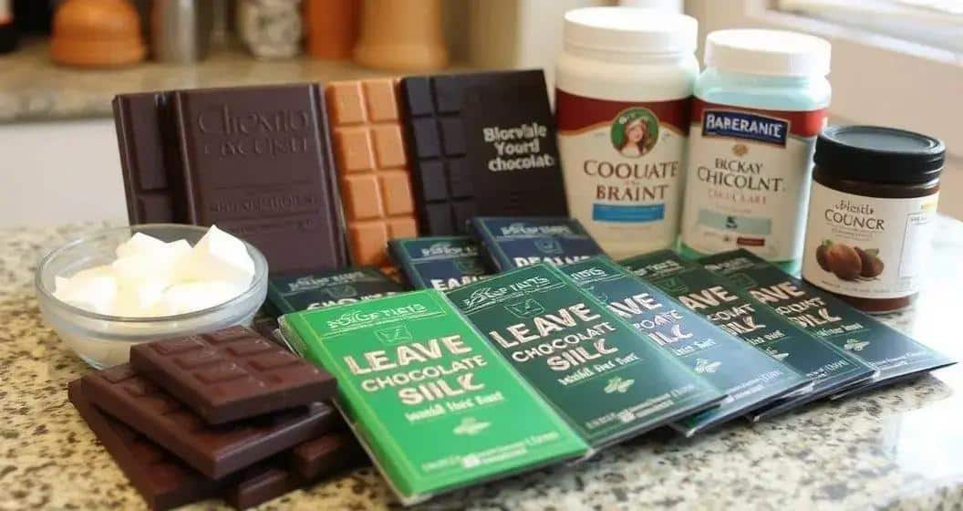 Ingredientes para Fios de Chocolate Ingredientes para Fios de Chocolate
