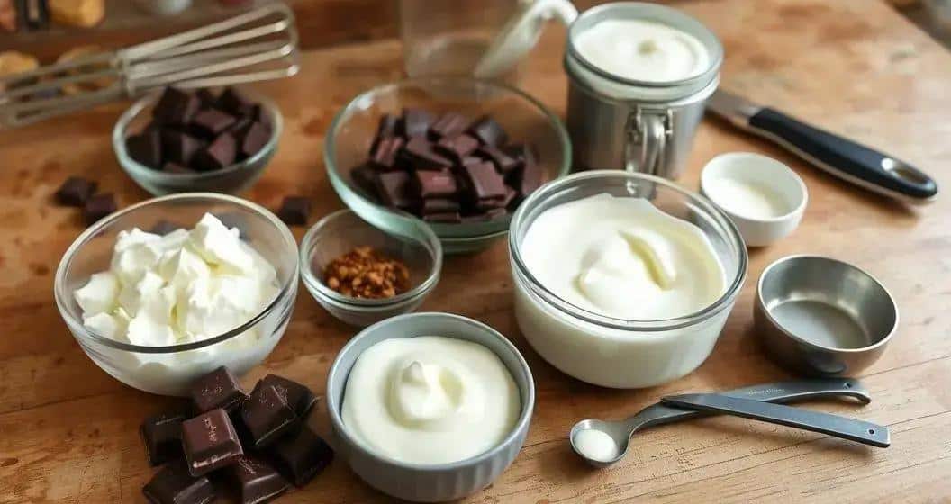 Ingredientes para Ganache Montada
