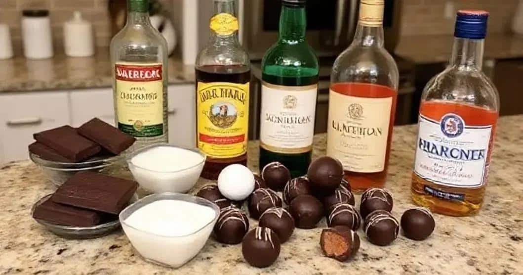Ingredientes para Trufas Alcoólicas com Teor Seguro