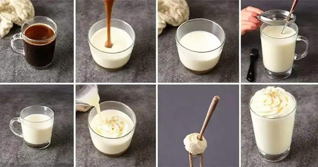 Método de Preparação do Mocha Quente