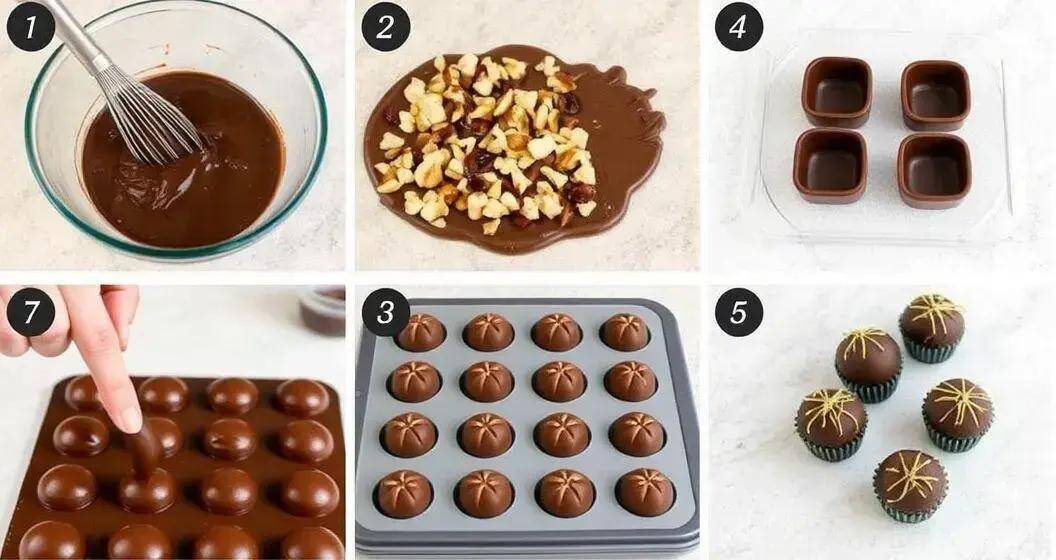 Método de Preparação dos Chocolates Personalizados Método de Preparação dos Chocolates Personalizados