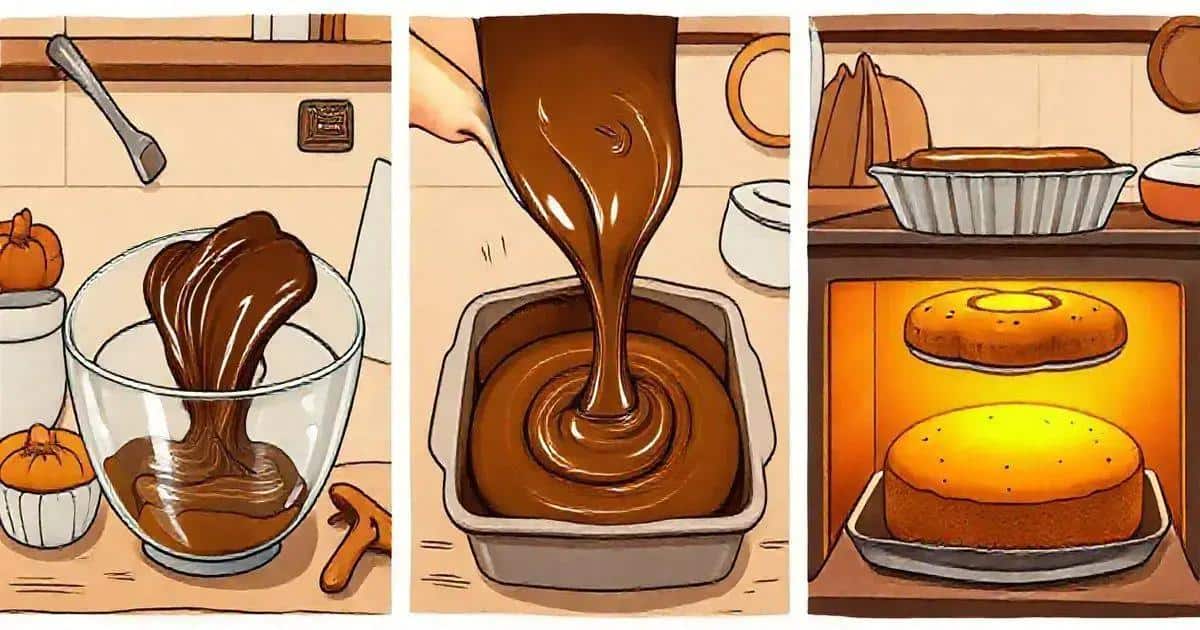 Método de Preparo do Bolo de Chocolate com Abóbora