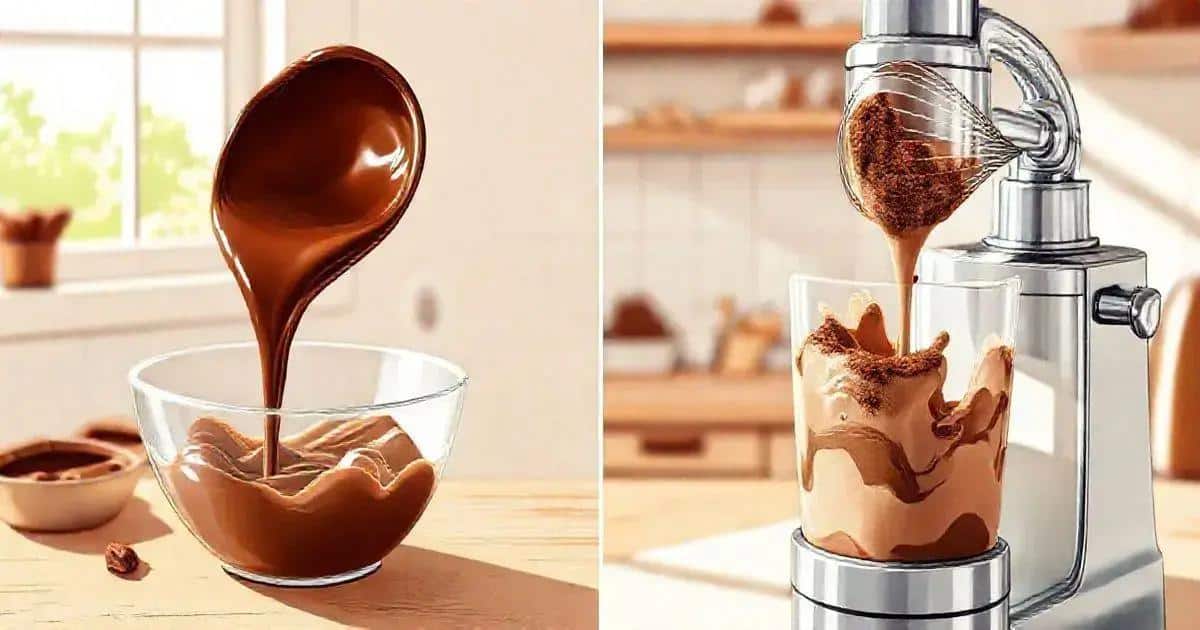 Método de Preparo do Chocolate Gelado Método de Preparo do Chocolate Gelado