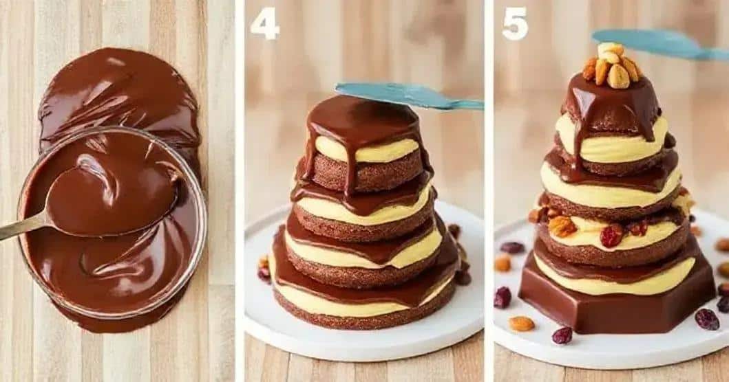 Modo de Preparação da Pirâmide de Bombons