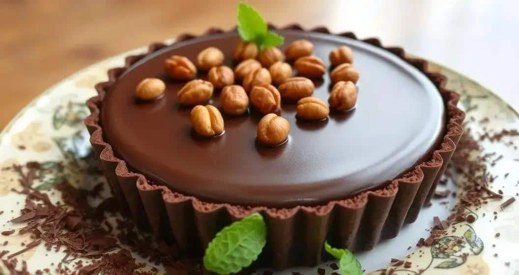 Montagem da Torta de Chocolate
