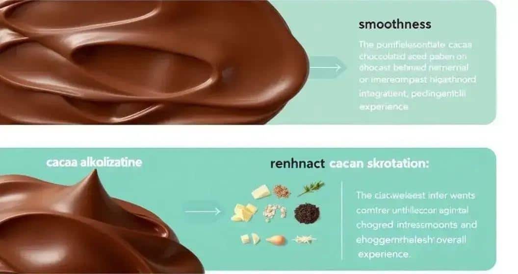O impacto da alcalinização na textura do chocolate