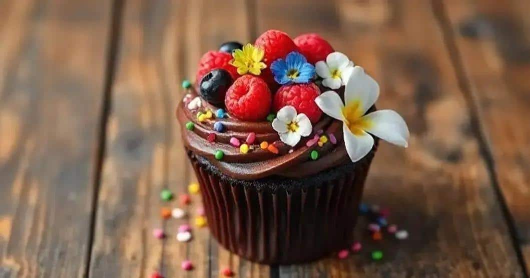 Sugestões de Decoração para o Cupcake de Chocolate