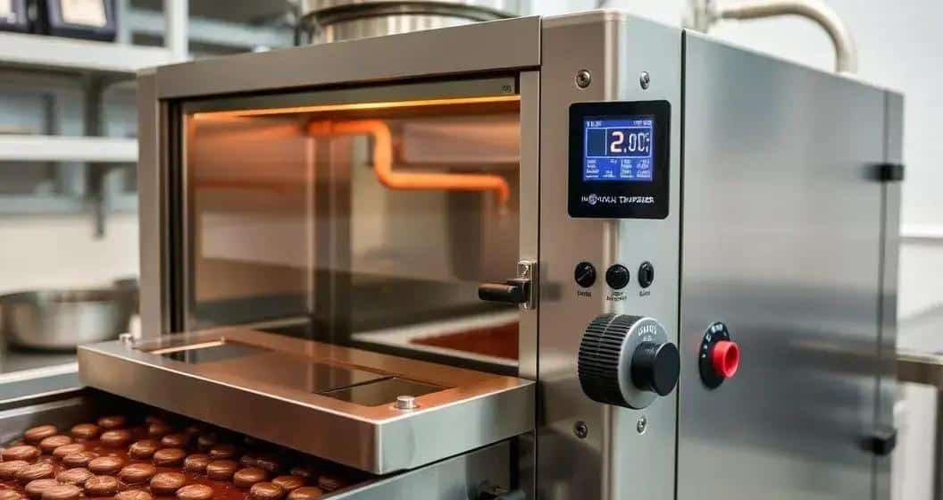 Técnicas Avançadas para Temperar Chocolate em Grande Escala