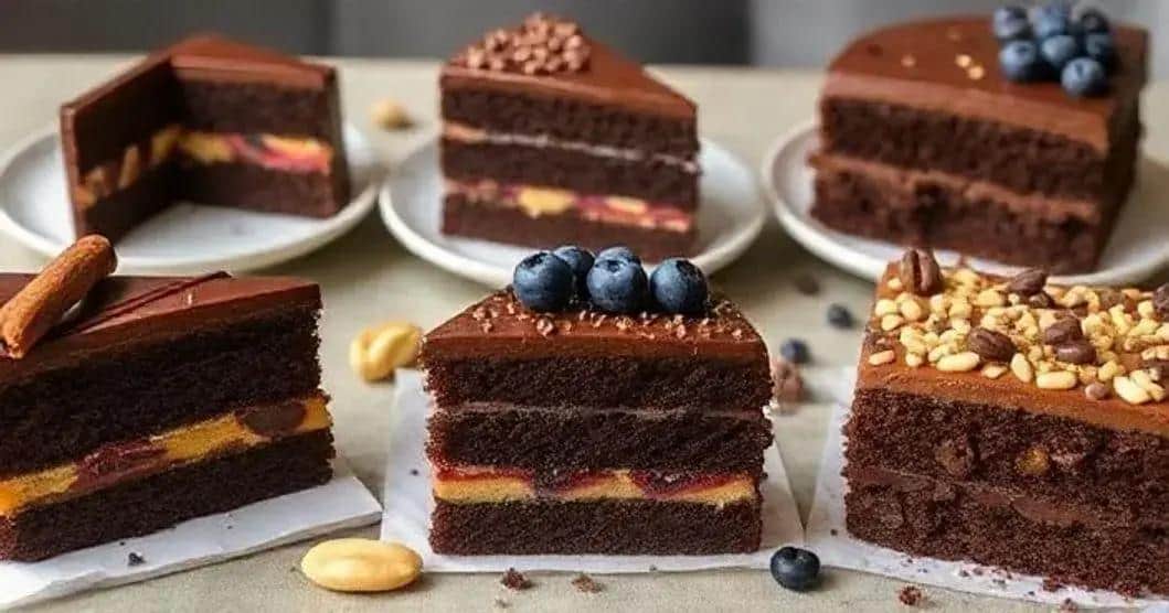 Variantes do Bolo de Chocolate Zero Açúcar