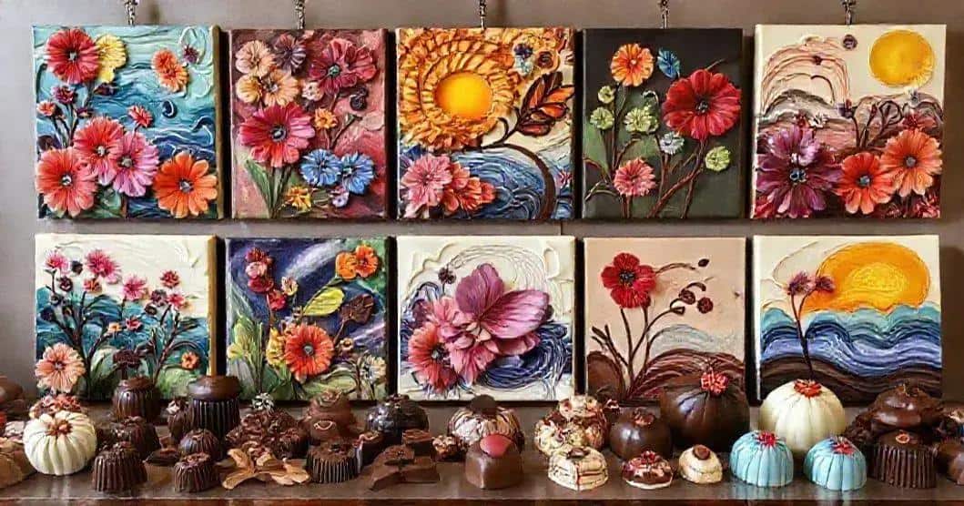 Curiosidades sobre Pintura em Chocolate