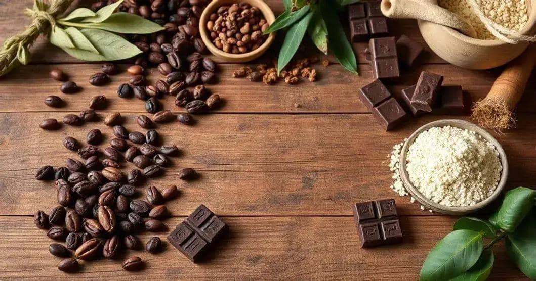 Ingredientes da receita de chocolate tradicional