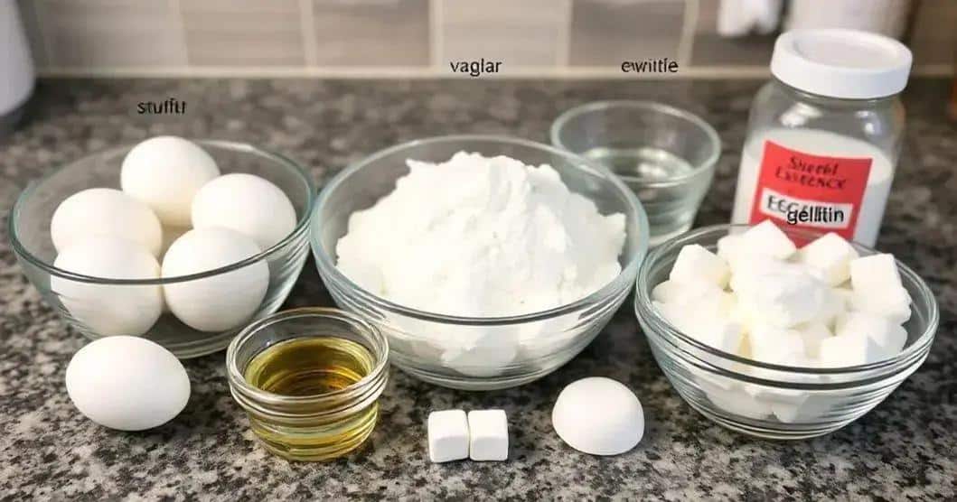 Ingredientes do Recheio de Marshmallow Estável