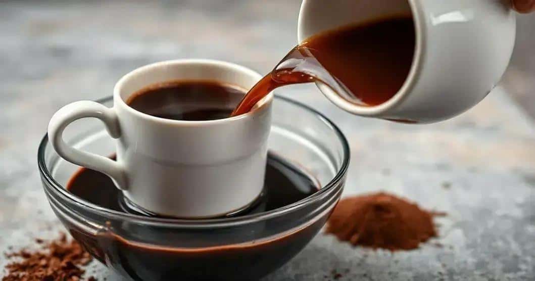 Método de preparação do café e chocolate Método de preparação do café e chocolate