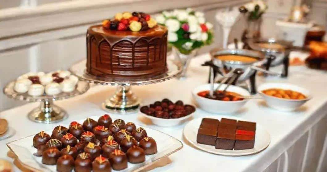 Receitas de sobremesas de chocolate para casamentos