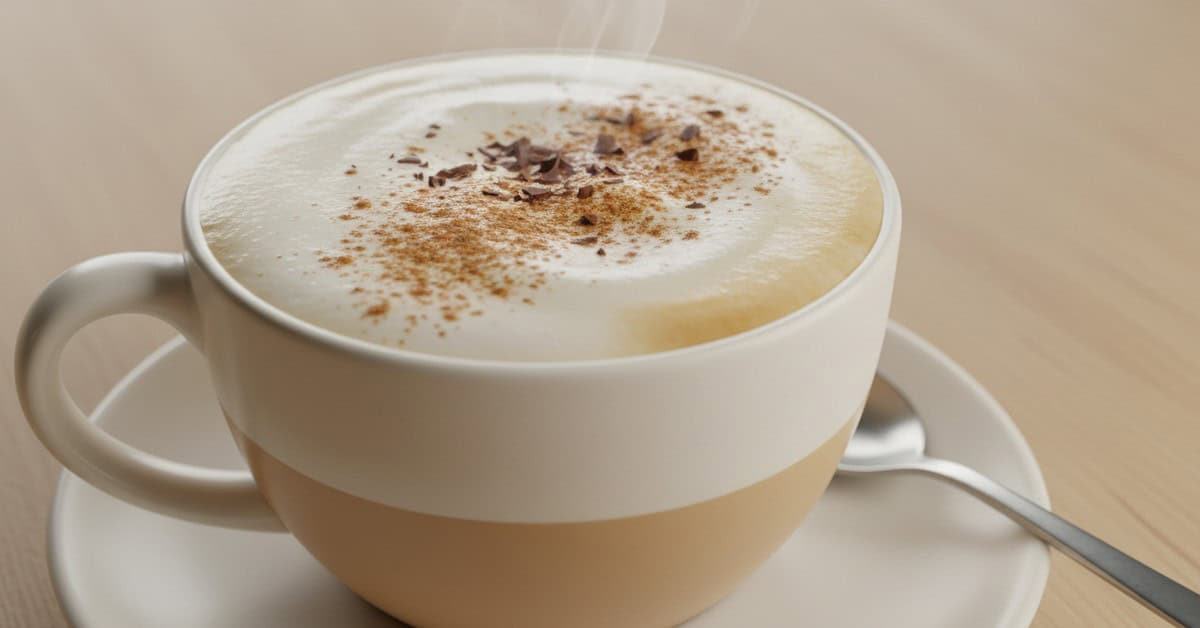 Leia mais sobre o artigo Capuccino Amor Quentinho: Receita Caseira com Chocolate e Canela