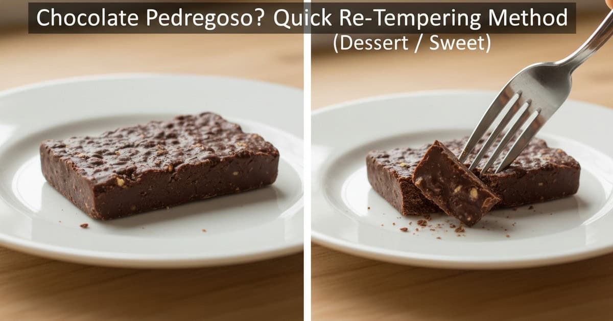 Leia mais sobre o artigo Chocolate Pedregoso? Método Rápido de “Re-Tempera”