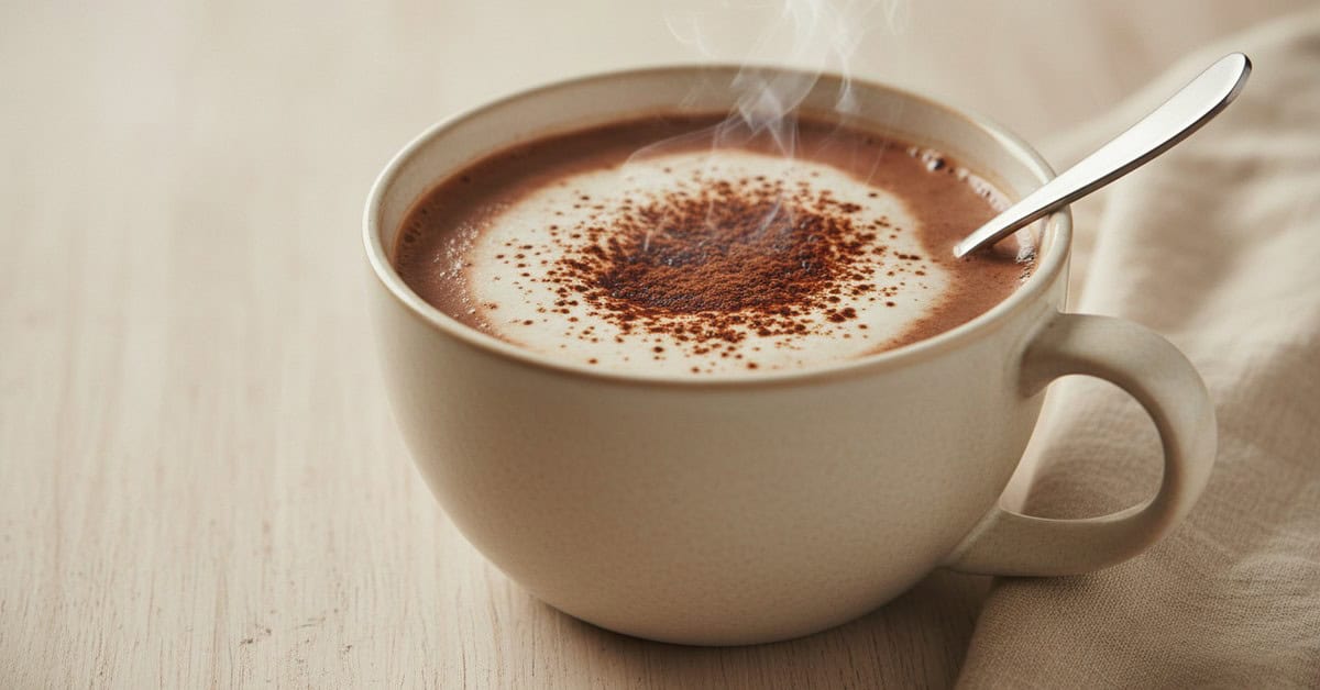 Leia mais sobre o artigo Chocolate Quente Abraço na Caneca: Cremoso com Toque de Leite Condensado