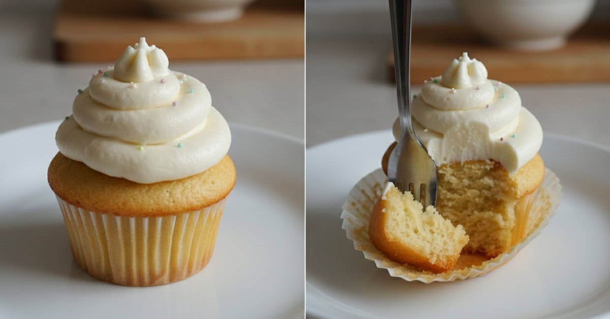 Leia mais sobre o artigo Cupcake Lua de Halloween: Abóbora Doce na Massa Escura