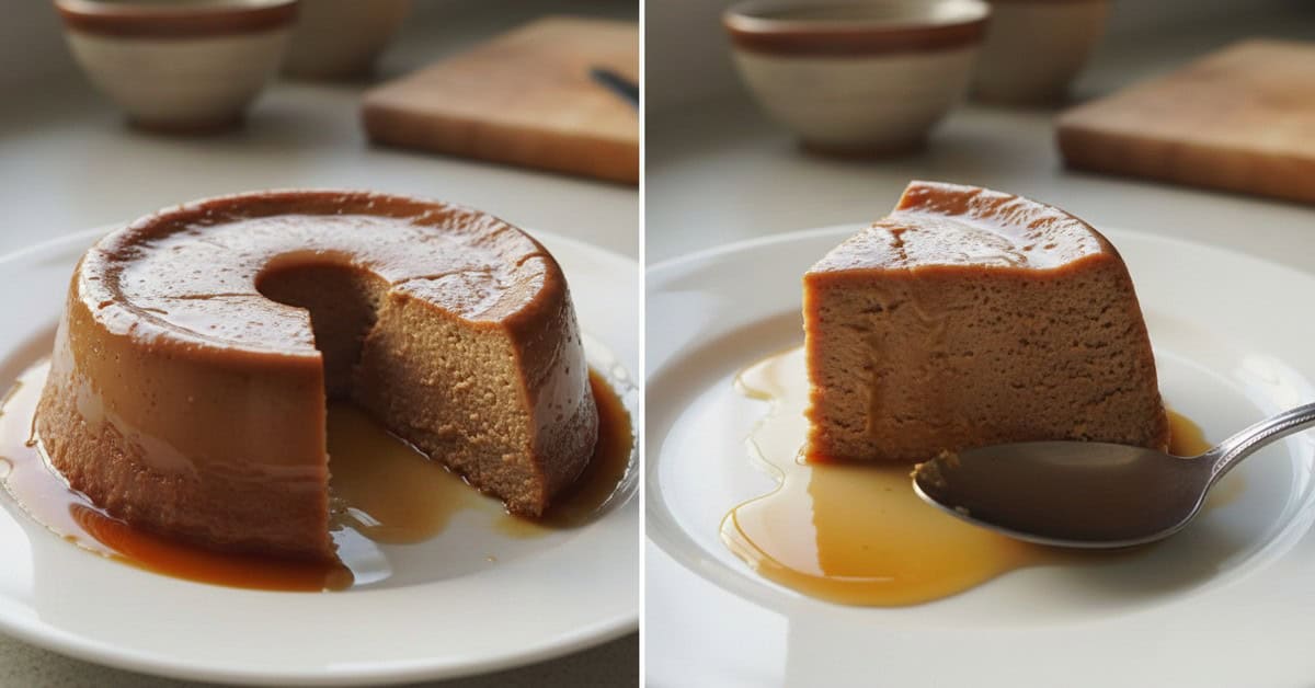 Leia mais sobre o artigo Pudim Preguiçoso de Chocolate: Sem Forno e com Sabor de Infância