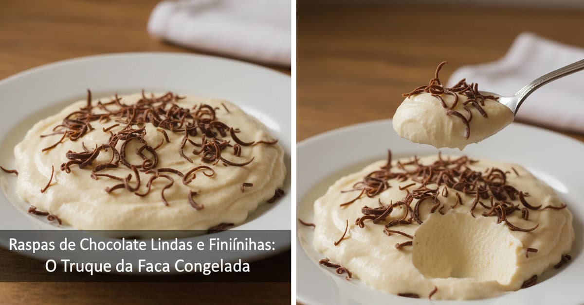 Leia mais sobre o artigo Raspas de Chocolate Lindas e Fininhas: O Truque da Faca Congelada