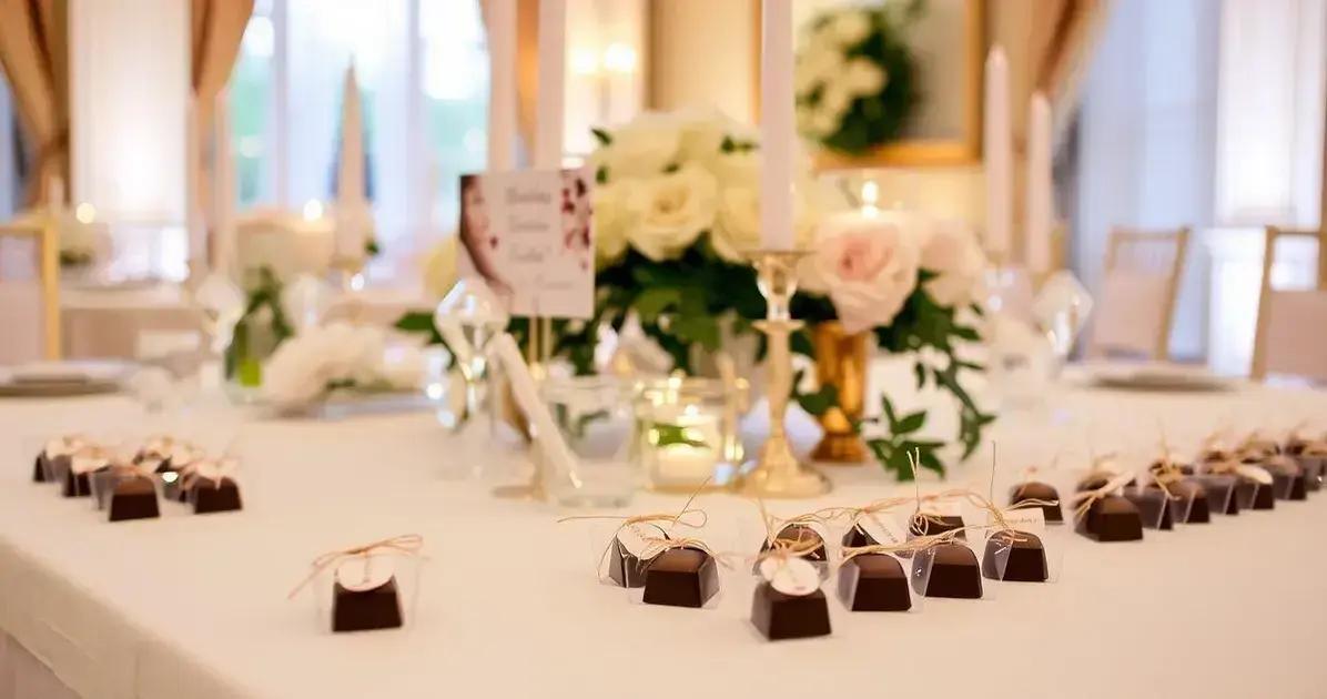 Amor e Chocolate: Lembrancinhas Inesquecíveis para Casamentos