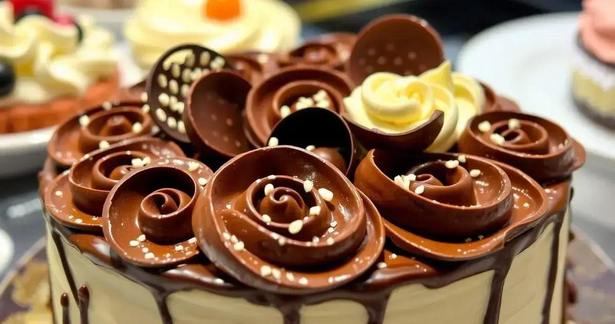Arte com Chocolate: Como Fazer Desenhos Lindos em Sobremesas
