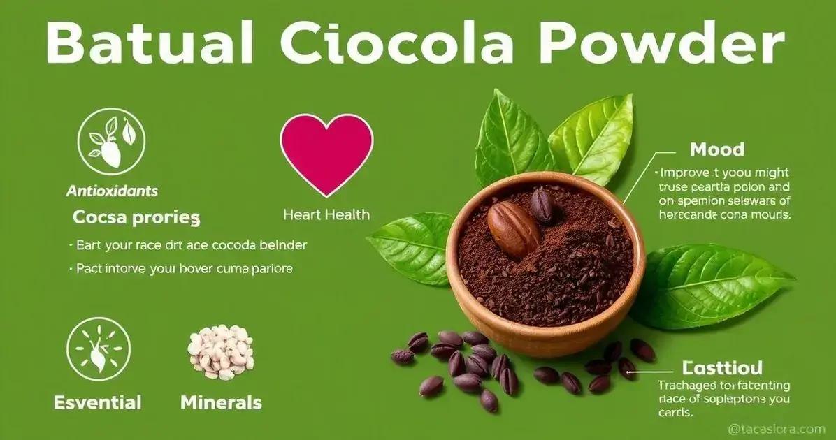 Benefícios do Cacau em Pó Natural
