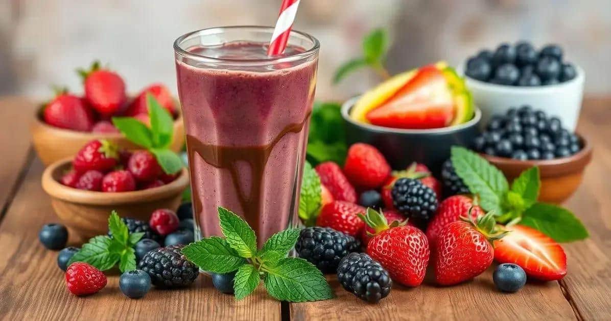 Benefícios do Smoothie de Chocolate com Frutas Vermelhas