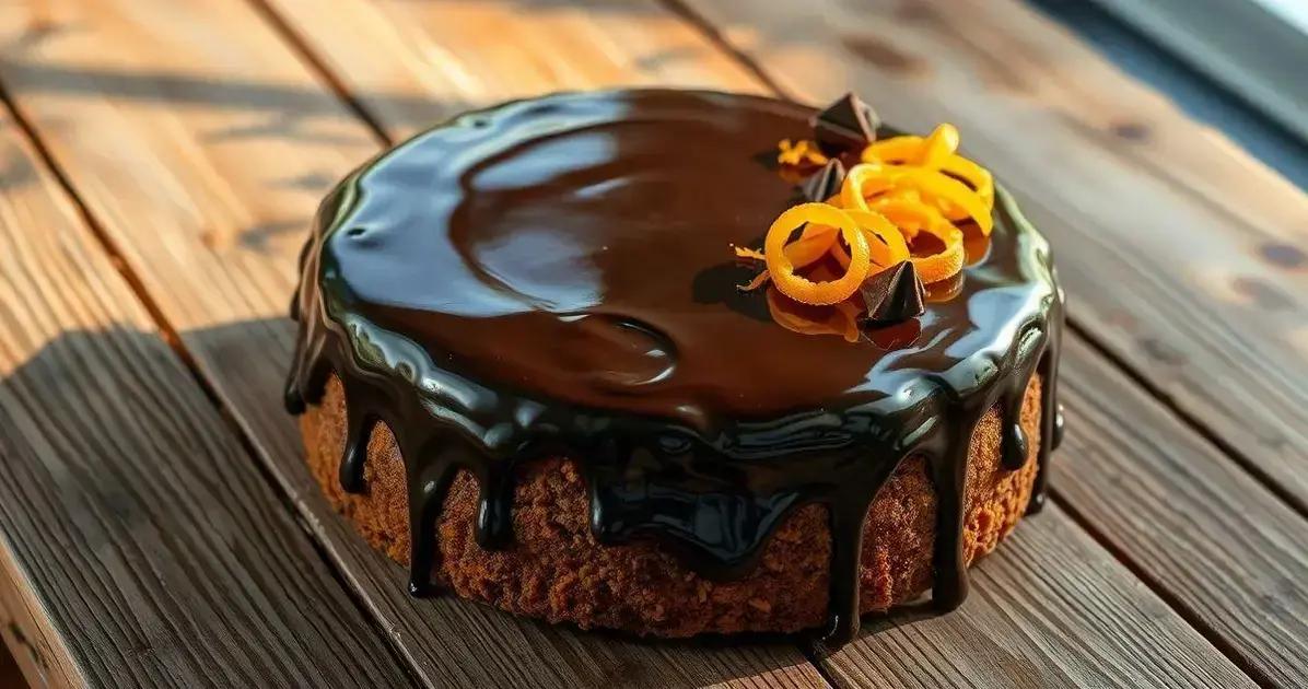Bolo Carinho de Cenoura: A Magia Está na Cobertura Brilhante